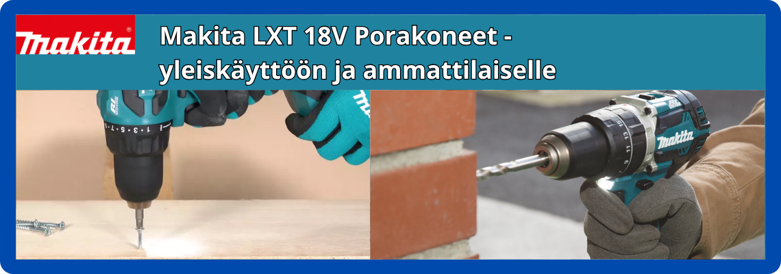 Makita 18V porakoneet